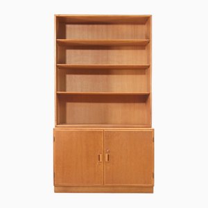 Oak Bookcase by Børge Mogensen for Soborg Mobler, 1960s-BQ-1772840