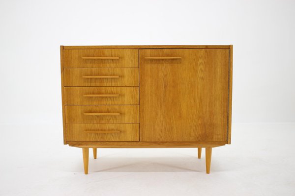 Oak Cabinet, Czechoslovakia, 1960s-TZ-952784