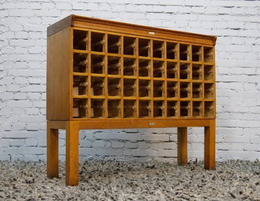 Oak Cabinet with 40 Drawers, Germany, 1930s or 1940s-QFD-1048756