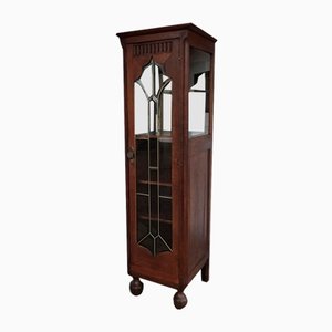 Oak Cabinet with Cut Crystal Glass Doors, 1932-WQQ-1807237