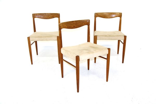 Oak Chairs by H.W. Klein for Bramin, Denmark, 1960, Set of 3-GEK-1240600