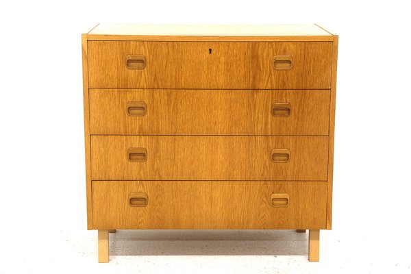 Oak Chest of Drawers, Sweden, 1960-GEK-1394661