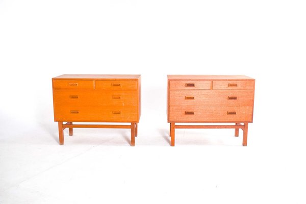 Oak Chests of Drawers by Holger Georg Jensen for FDB, 1960, Set of 2-XWB-1721952