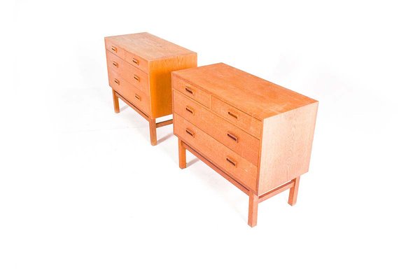 Oak Chests of Drawers by Holger Georg Jensen for FDB, 1960, Set of 2-XWB-1721952