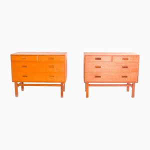 Oak Chests of Drawers by Holger Georg Jensen for FDB, 1960, Set of 2-XWB-1721952