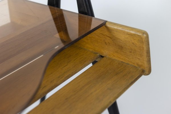 Oak Coffee or Side Table, 1950s-CEJ-1374470