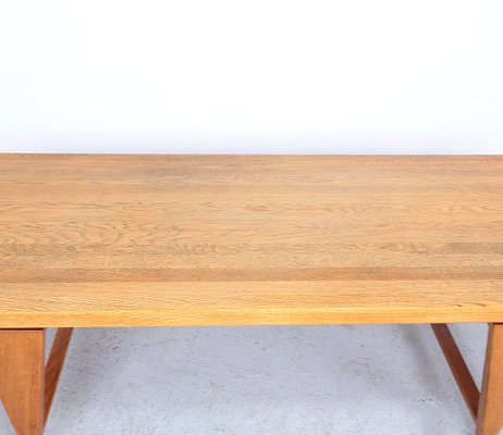 Oak Coffee Table Model Ml 115 attributed to Illum Wikkelsø for a/S Mikael Laursen, 1960s-SN-2020290