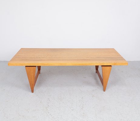 Oak Coffee Table Model Ml 115 attributed to Illum Wikkelsø for a/S Mikael Laursen, 1960s-SN-2020290