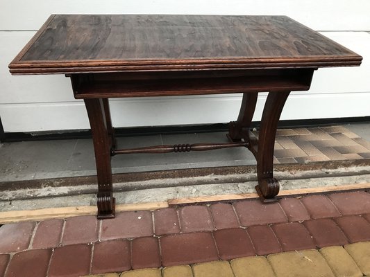 Oak Coffee Table with Small Shelf, 1950s-WQQ-1758374