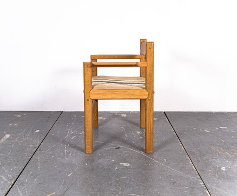 Oak Dining Armchair in the Style of Brahmin-VLO-1353069