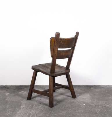 Oak Dining Chairs, 1960s, Set of 4-VLO-989470