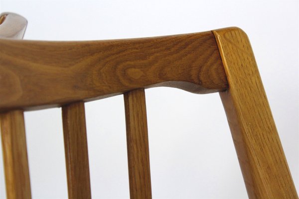 Oak Dining Chairs from Interier Praha, 1960s, Set of 4-WVS-1703360