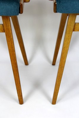 Oak Dining Chairs from Interier Praha, 1960s, Set of 4-WVS-1703360