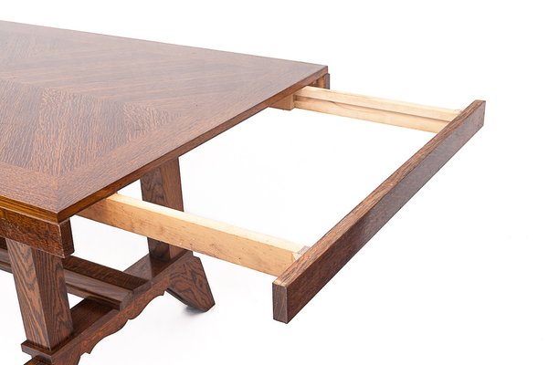 Oak Dining Table, 1890s-JCN-1806794