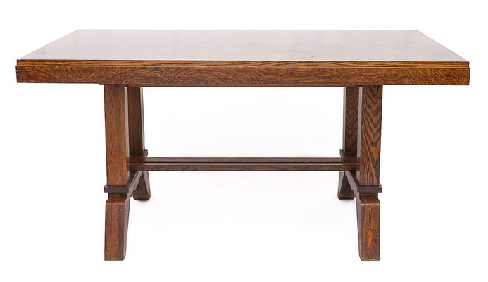 Oak Dining Table, 1890s-JCN-1806794