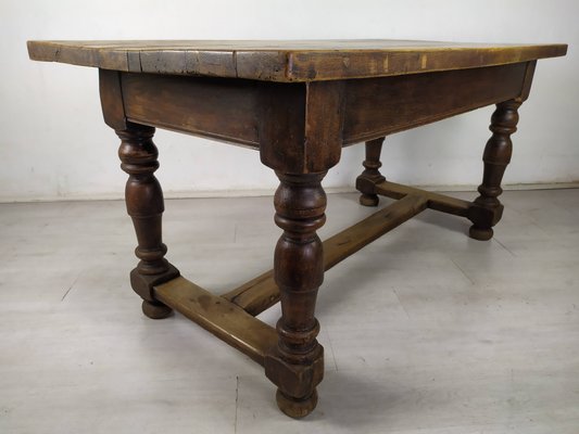 Oak Farm Table, 1950s-EAD-1417567