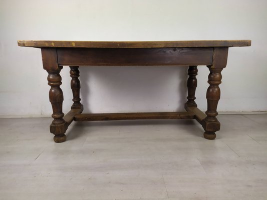 Oak Farm Table, 1950s-EAD-1417567