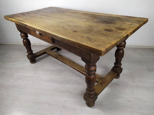 Oak Farm Table, 1950s-EAD-1417567