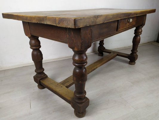 Oak Farm Table, 1950s-EAD-1417567