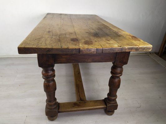 Oak Farm Table, 1950s-EAD-1417567