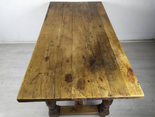 Oak Farm Table, 1950s-EAD-1417567