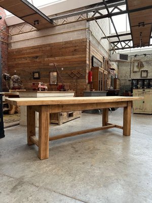 Oak Farmhouse Table, 1960s-WSZ-2036465