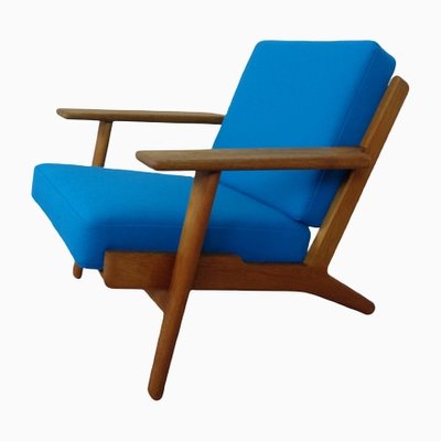 Oak & Kvadrat Hallingdal GE290 Armchair by Hans J. Wegner for Getama, 1960s-RDW-1350659