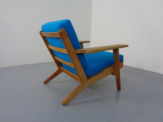 Oak & Kvadrat Hallingdal GE290 Armchair by Hans J. Wegner for Getama, 1960s-RDW-1350659