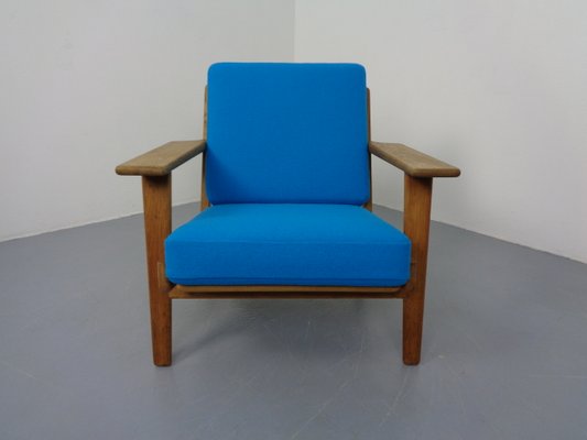 Oak & Kvadrat Hallingdal GE290 Armchair by Hans J. Wegner for Getama, 1960s-RDW-1350659