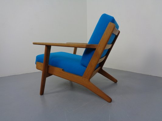 Oak & Kvadrat Hallingdal GE290 Armchair by Hans J. Wegner for Getama, 1960s-RDW-1350659