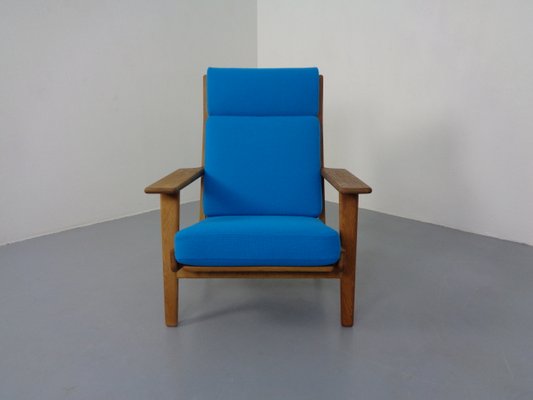 Oak & Kvadrat Hallingdal GE290H Armchair by Hans J. Wegner for Getama, 1960s-RDW-1350657