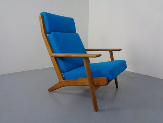 Oak & Kvadrat Hallingdal GE290H Armchair by Hans J. Wegner for Getama, 1960s-RDW-1350657