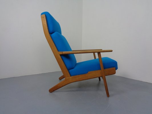 Oak & Kvadrat Hallingdal GE290H Armchair by Hans J. Wegner for Getama, 1960s-RDW-1350657