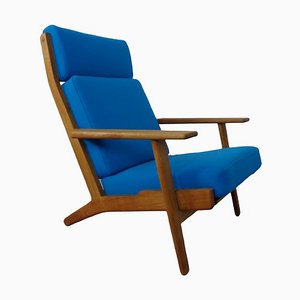 Oak & Kvadrat Hallingdal GE290H Armchair by Hans J. Wegner for Getama, 1960s-RDW-1350657