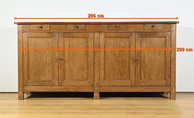 Oak Long Cabinet, Late 19th century-RVK-1783259