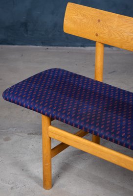 Oak Model 3171 Bench by Børge Mogensen for Fredericia Furniture Factory, 1950s-ZGQ-1087883