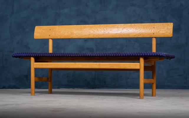 Oak Model 3171 Bench by Børge Mogensen for Fredericia Furniture Factory, 1950s-ZGQ-1087883