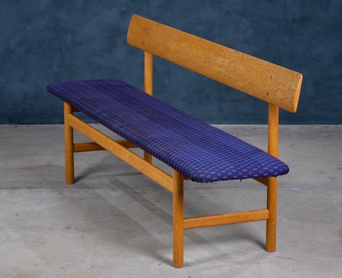 Oak Model 3171 Bench by Børge Mogensen for Fredericia Furniture Factory, 1950s-ZGQ-1087883