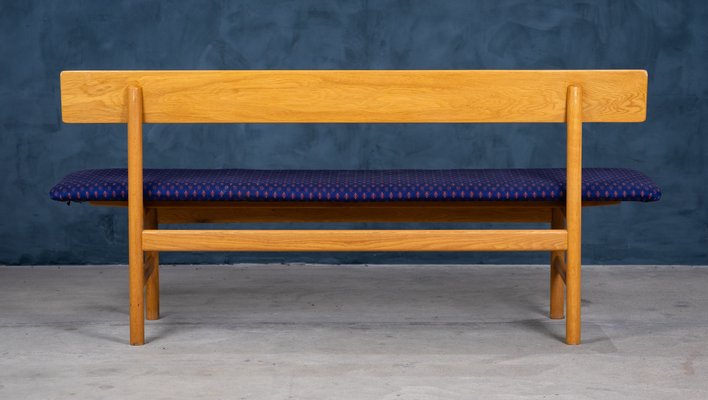 Oak Model 3171 Bench by Børge Mogensen for Fredericia Furniture Factory, 1950s-ZGQ-1087883