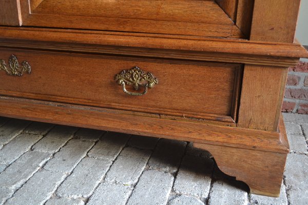 Oak Notary Cabinet, 1800s-GTG-1757352