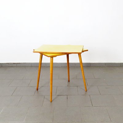 Oak & Plastic Coffee Table-JUN-1787966