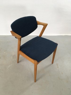 Oak Restored Dining Chairs by Kai Kristiansen for Andersen Møbelfabrik, 1960s, Set of 10-VVO-1973862