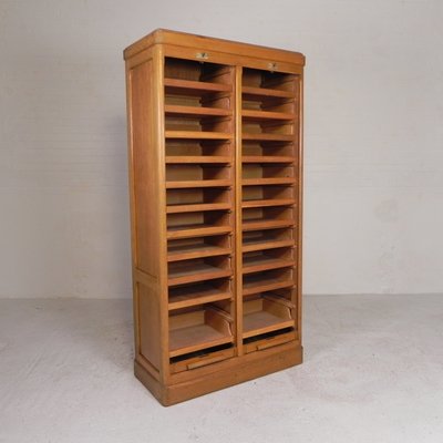 Oak Roller Shutter Box, 1930s-TL-2034808