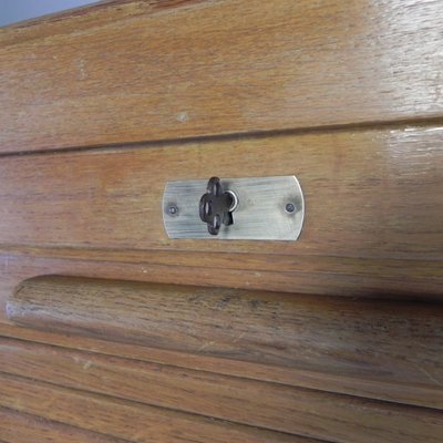 Oak Roller Shutter Box, 1930s-TL-2034808