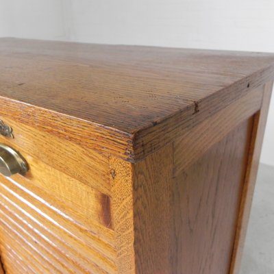 Oak Roller Shutter Box, 1950s-TL-2021232