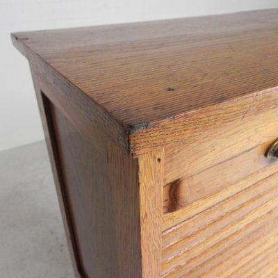 Oak Roller Shutter Box, 1950s-TL-2021232