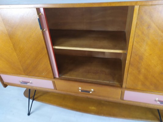 Oak Sideboard in the Style of Charles Ramos, 1950s-EAD-949146