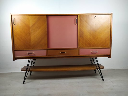 Oak Sideboard in the Style of Charles Ramos, 1950s-EAD-949146