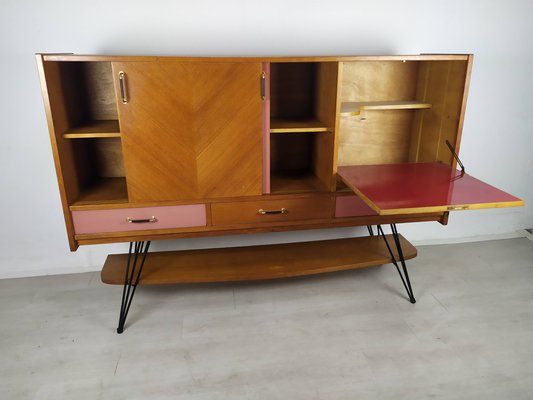 Oak Sideboard in the Style of Charles Ramos, 1950s-EAD-949146