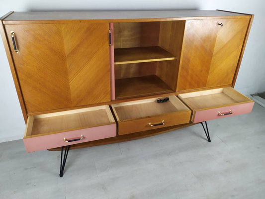 Oak Sideboard in the Style of Charles Ramos, 1950s-EAD-949146